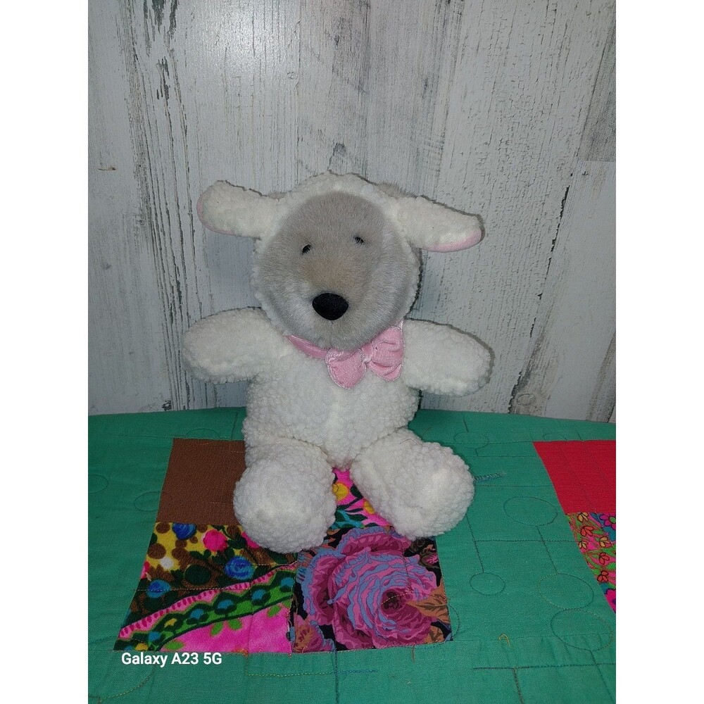 Starbucks 1999 10th Edition Bearista Teddy Bear Easter Lamb Plush Stuffed Animal